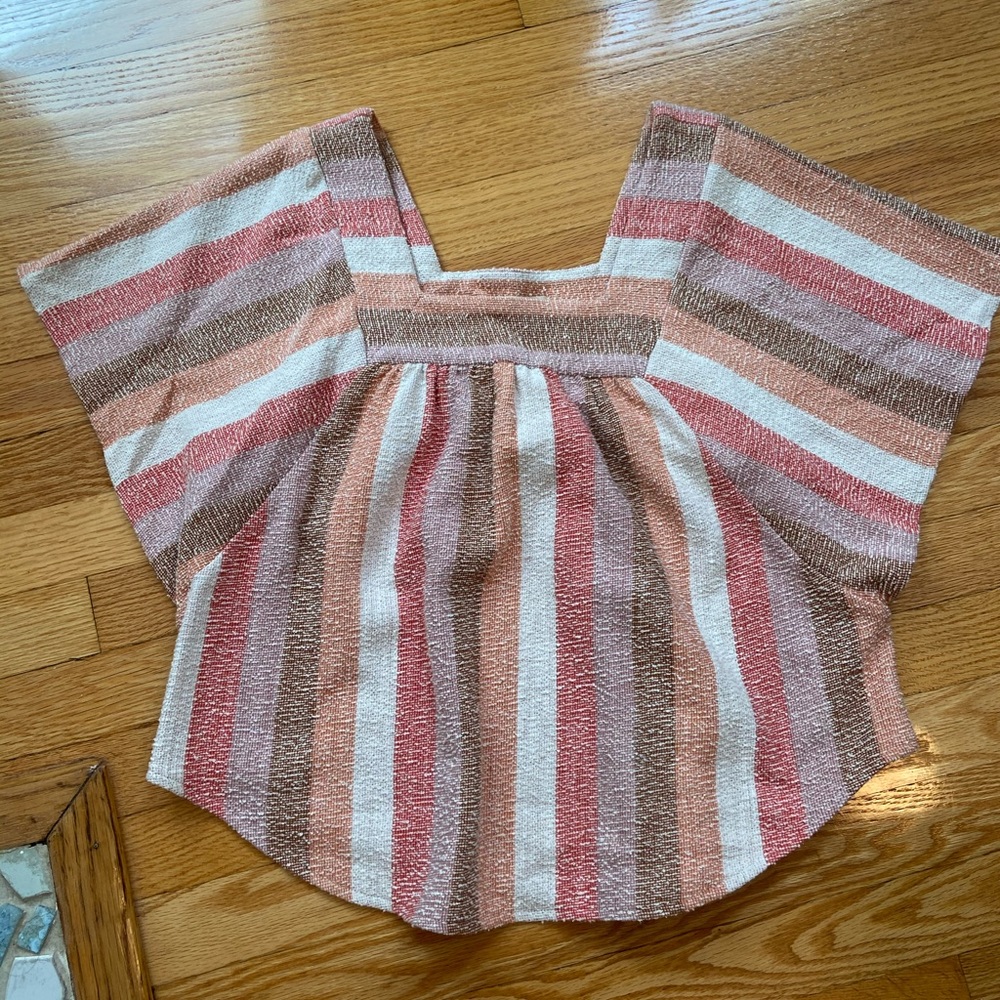 Madewell Texture & Thread Butterfly Top small - Picture 2 of 3